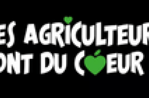 Logo les agriculteurs ont du coeur